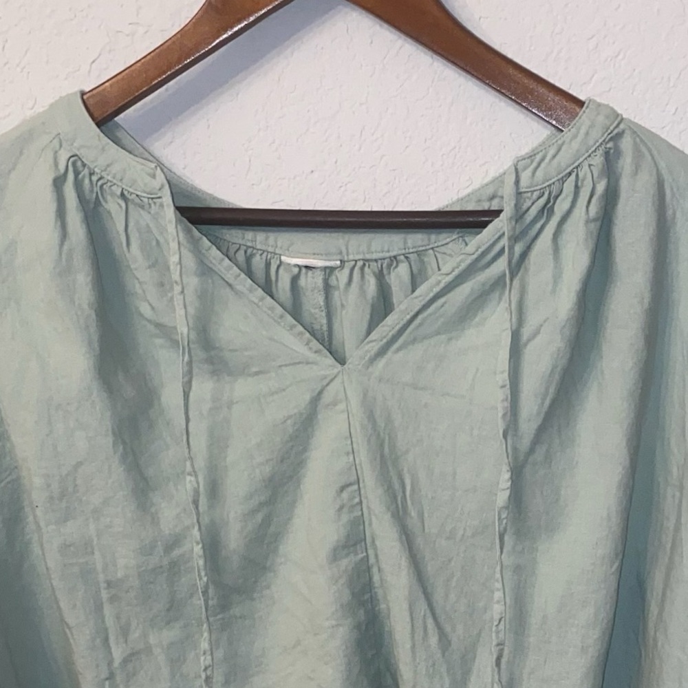 Sage Green Blouse - Picture 3 of 11